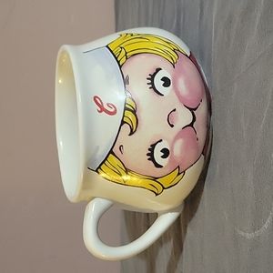 Houston Harvest 1998 Campbells Soup Kid Large Mug White Ceramic 16 oz